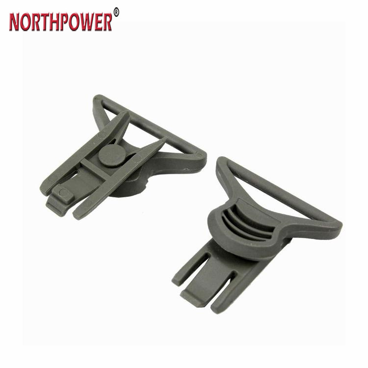 Juego de Clips giratorios con hebilla para gafas militares de Paintball Airsoft para riel lateral del casco Fast BJ PJ ACH MICH