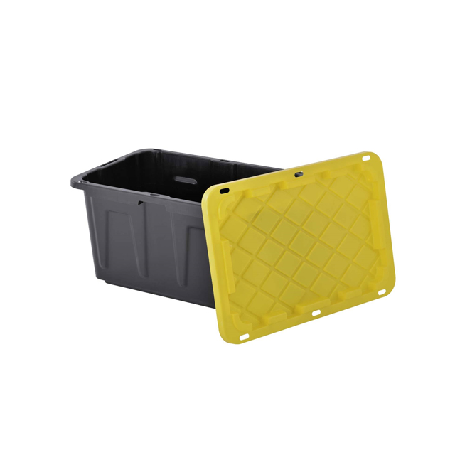 Caja de almacenamiento resistente BIN Tote de 27 galones