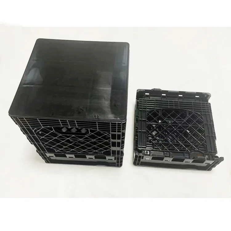 Tapa de plástico para caja de leche láctea plegable cuadrada de 16 cuartos