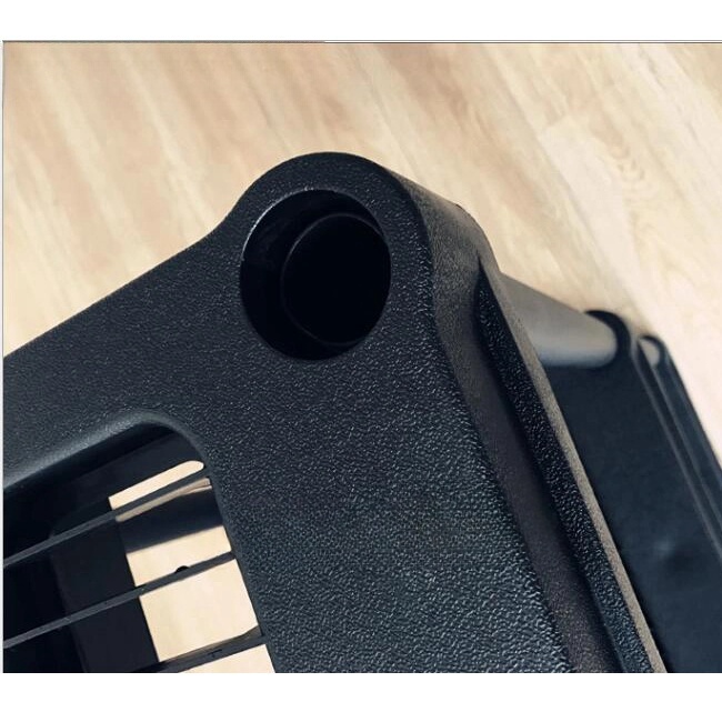 Estante plástico de 36X24 pulgadas, estantes plásticos resistentes de 5 niveles, unidad de estantería plástica