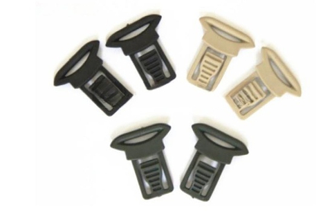 Clips giratorios para gafas de casco táctico