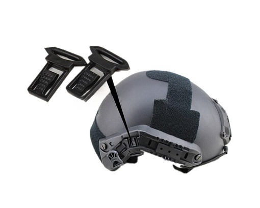 Clips giratorios para gafas de casco táctico