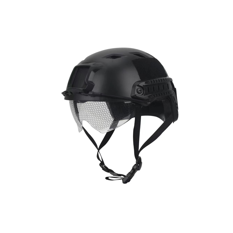 Casco rápido BJ con gafas protectoras, versión para casco de paintball, casco CS para practicar Airsoft al aire libre