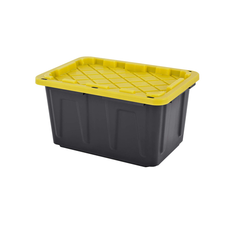 Caja de almacenamiento resistente BIN Tote de 27 galones