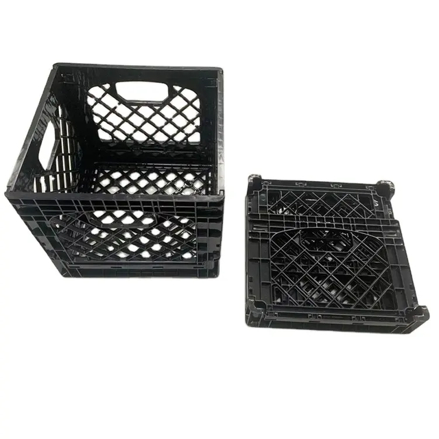 Caja cuadrada plegable para leche láctea de 16 cuartos con tapa