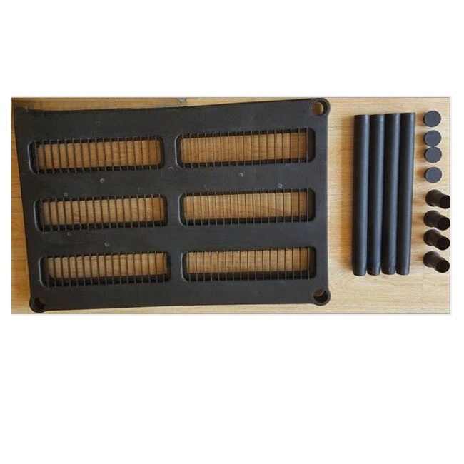 Estante plástico de 36X24 pulgadas, estantes plásticos resistentes de 5 niveles, unidad de estantería plástica