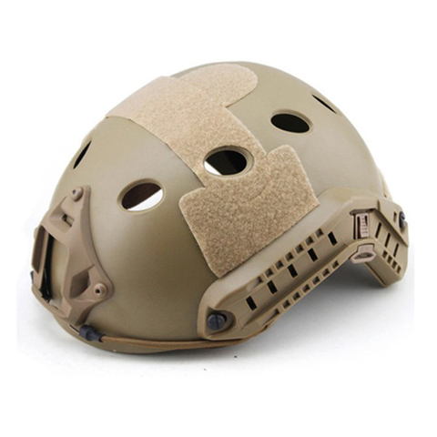 Casco rápido PJ con sistema de ajuste interno Ops equipo táctico Airsoft Wargame CS casco táctico de combate