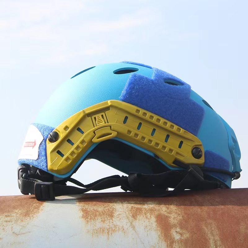 Deporte al aire libre casco rápido azul ajustable PJ búsqueda rescate CS escalada casco de equitación