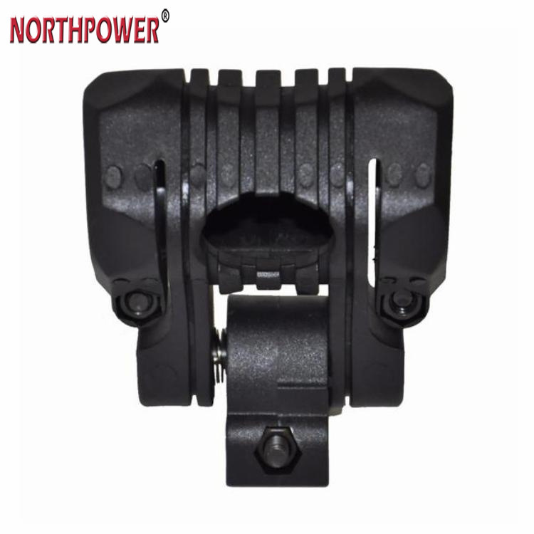 25,4mm 180 grados ángulo ajuste linterna casco soporte antorcha Clip montaje riel abrazadera Picatinny 21mm riel