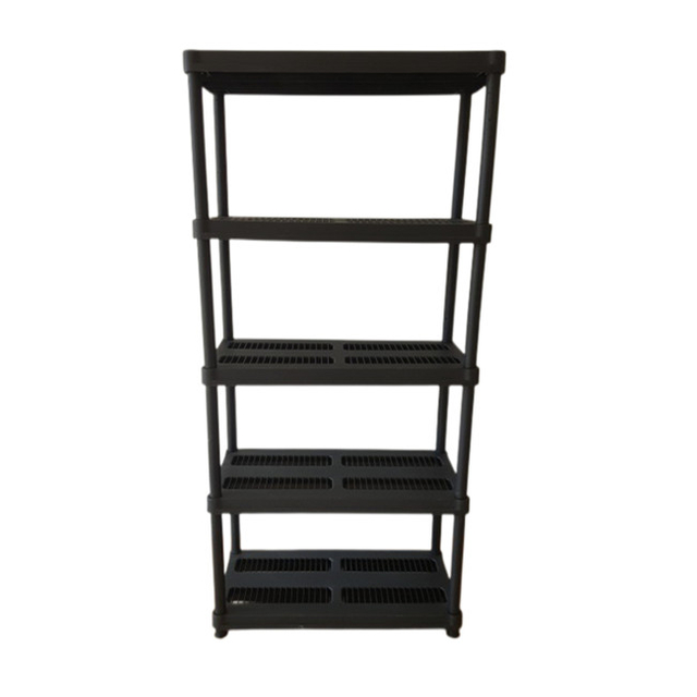 ESTANTE DE ALMACENAMIENTO DE PLÁSTICO DE 5 NIVELES DE 36X18 PULGADAS