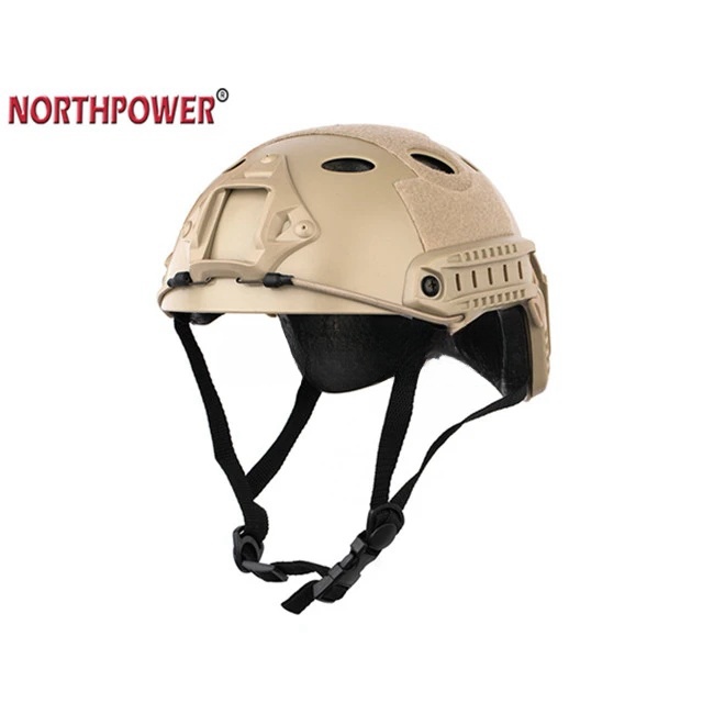 Casco rápido PJ con sistema de ajuste interno Ops equipo táctico Airsoft Wargame CS casco táctico militar balístico de combate