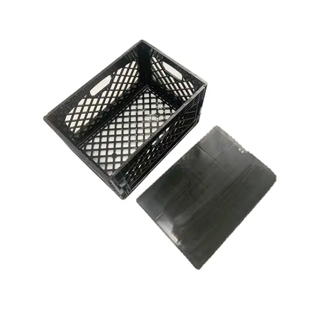 Caja de leche plegable de plástico plegable de 24 cuartos con tapa