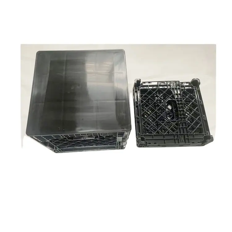 Tapa de plástico para caja de leche láctea plegable cuadrada de 16 cuartos