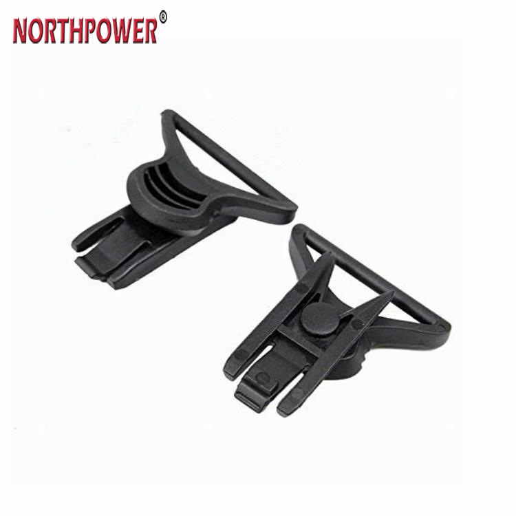 Juego de Clips giratorios con hebilla para gafas militares de Paintball Airsoft para riel lateral del casco Fast BJ PJ ACH MICH