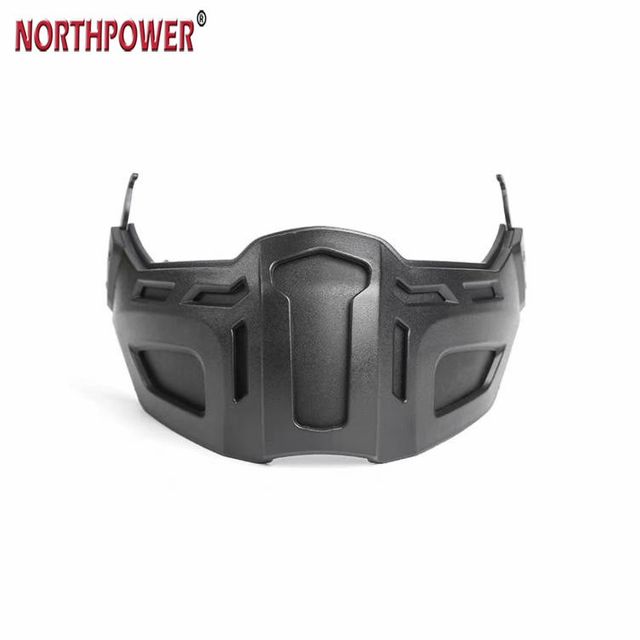 Mentonera tipo riel lateral para casco ARC ACH MICH FAST