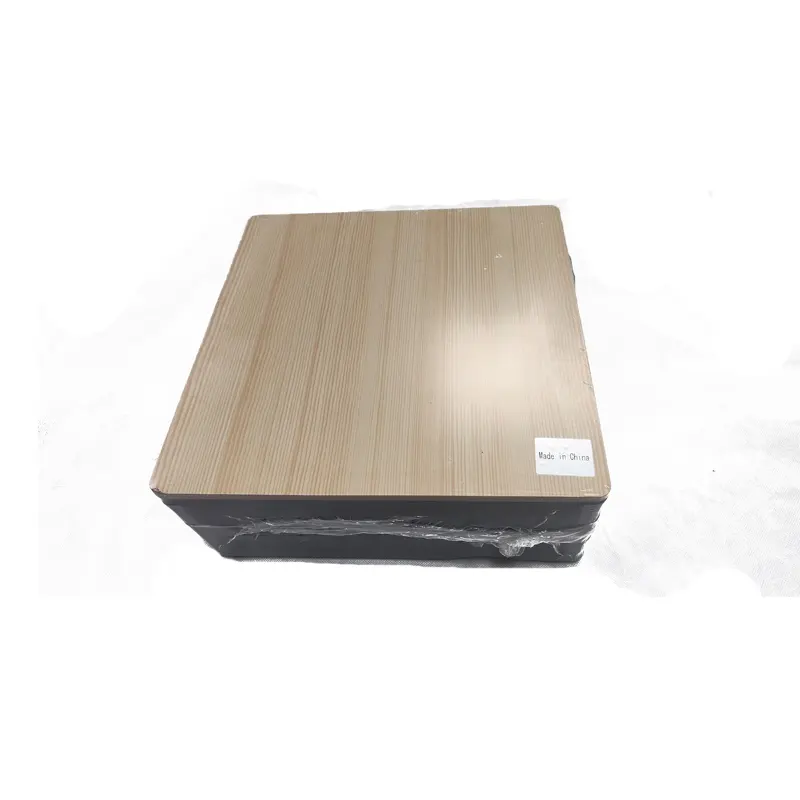 Plástico cuadrado cajón plegable de la leche del cajón del almacenamiento de 16 cuartos de galón con la tapa de madera de la cubierta