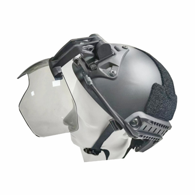 CLEAR Viper Visor Ajustable ANTI NIEBLA Lente de 3 mm Gafas para casco táctico RÁPIDO