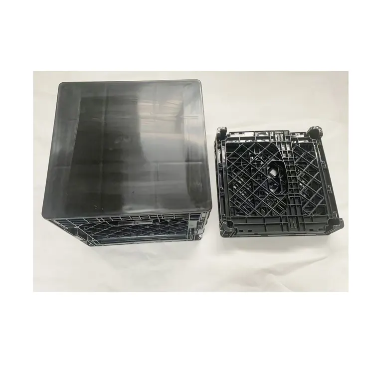 Caja cuadrada plegable para leche láctea de 16 cuartos con tapa