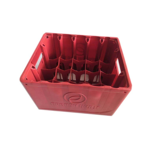 Caja de cerveza de plástico duradera de 20 botellas