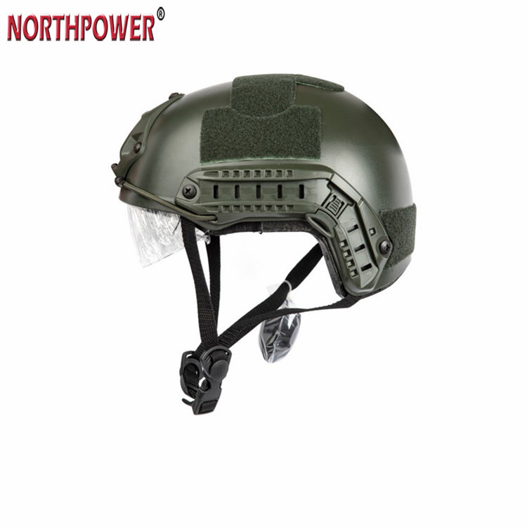 CASCO RÁPIDO MH CON VISERA PROTECTORA Casco táctico militar Airsoft Casco antigolpes
